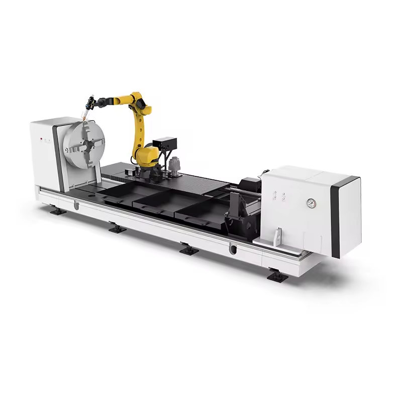 6000W Robotic Laser Cladding Machine with Rotary Table and Vertical Table
